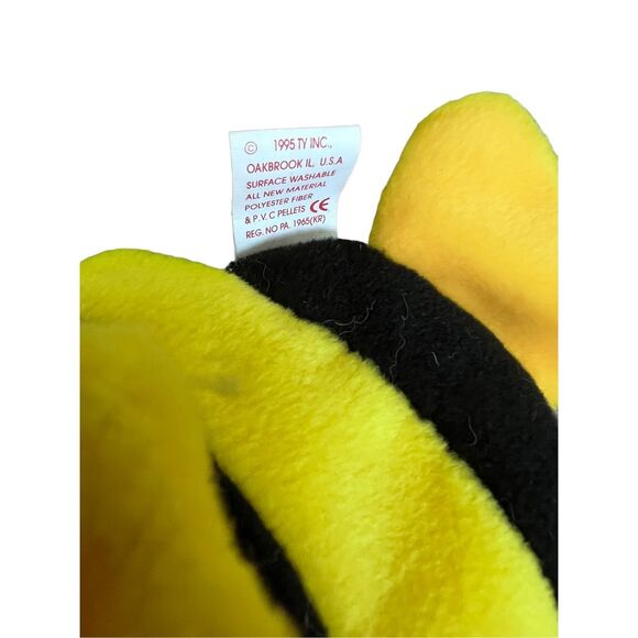 Ty Original Beanie Baby Babies Set of 4 Rare PVC Patti Bubbles Valentino Jake - Picture 14 of 14